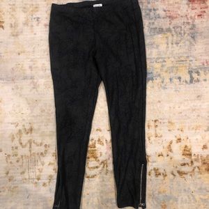 Pleather ankle zip pants by Splendid